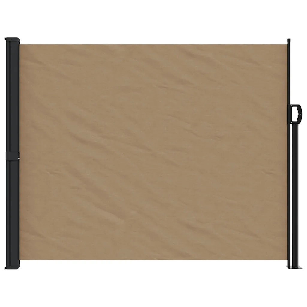 Tenda Laterale Retrattile Tortora 170x300 cm 4004334