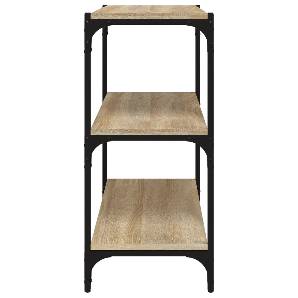 Libreria Rovere Sonoma 60x33x70,5cm Legno Multistrato e Acciaio 819323