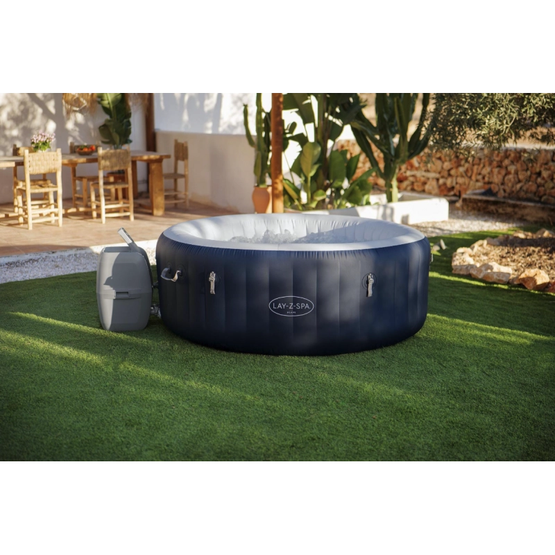 Spa gonfiabile idromassaggio 4 posti AirJet con riscaldatore 40°C e Freeze Shield, diametro 180 cm con copertura e filtro - Bestway