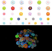 Cabochons Luminosi - 195 Pezzi - Decorazioni per Attività di Creatività e Scrapbooking