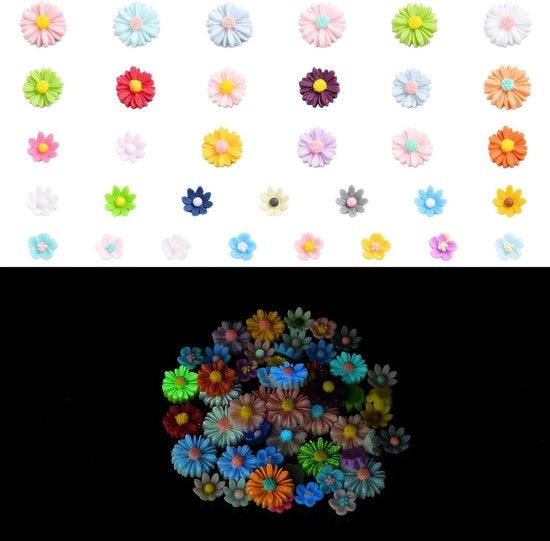 Cabochons Luminosi - 195 Pezzi - Decorazioni per Attività di Creatività e Scrapbooking