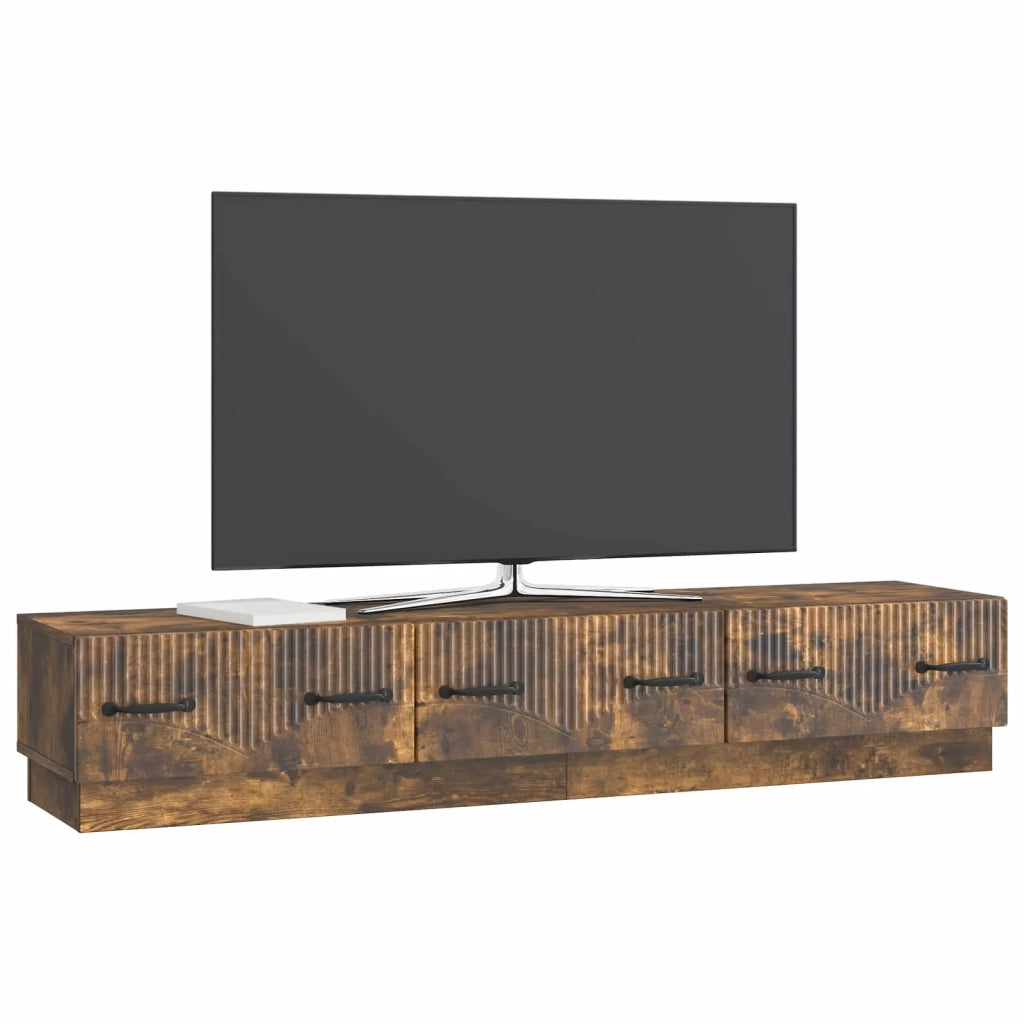 Mobile TV Rovere Fumo 147 x 34,5 x 27 cm Legno ingegnerizzato 895400