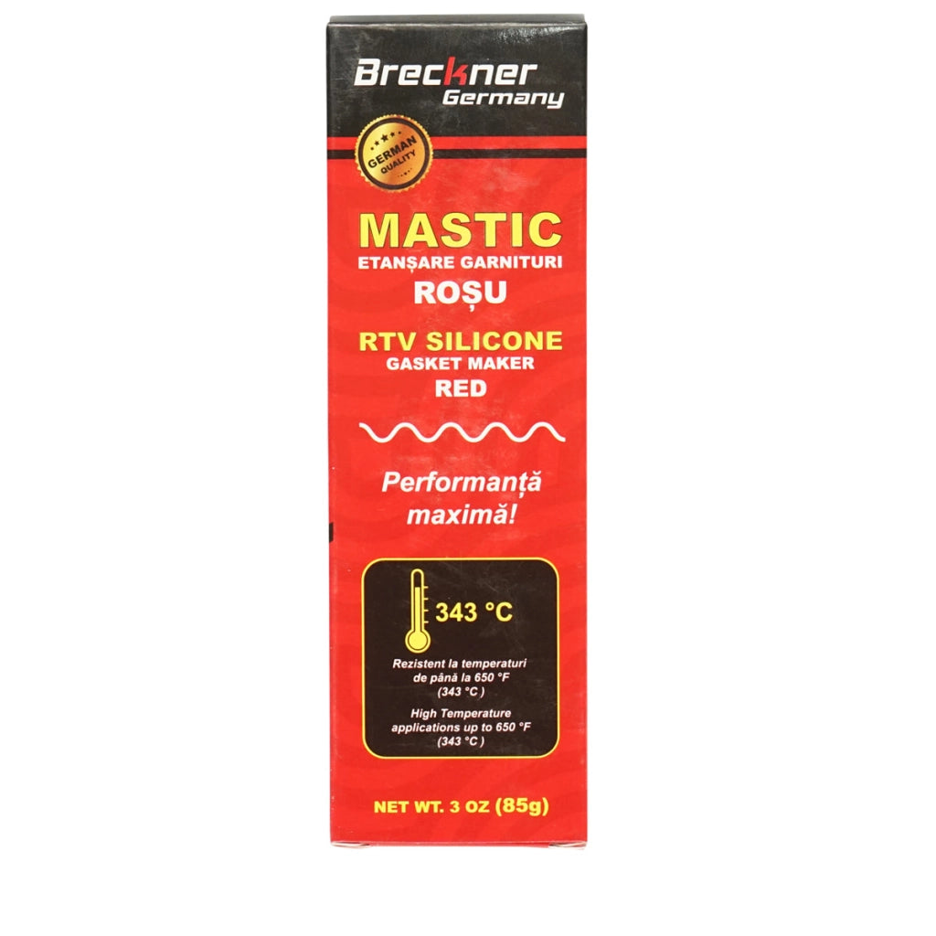 Silicone per guarnizione rosso 85g temp. alta 343 gradi