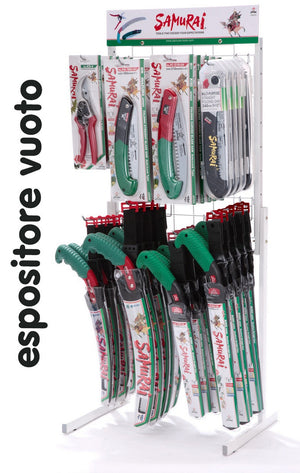 1pz samurai espositore da banco vuoto  cod:ferx.92334