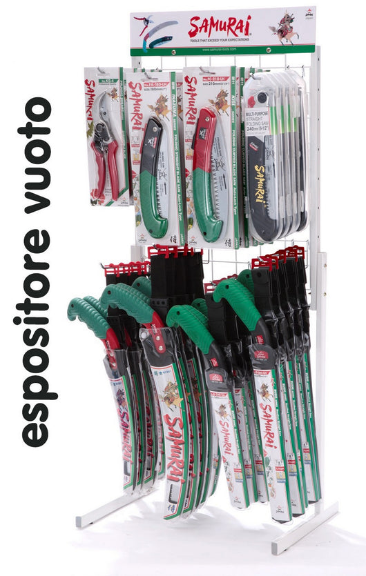 1pz samurai espositore da banco vuoto  cod:ferx.92334