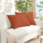Cuscini da Divano 2 pcs Rosso Arancio 70 x 50 cm 42013781