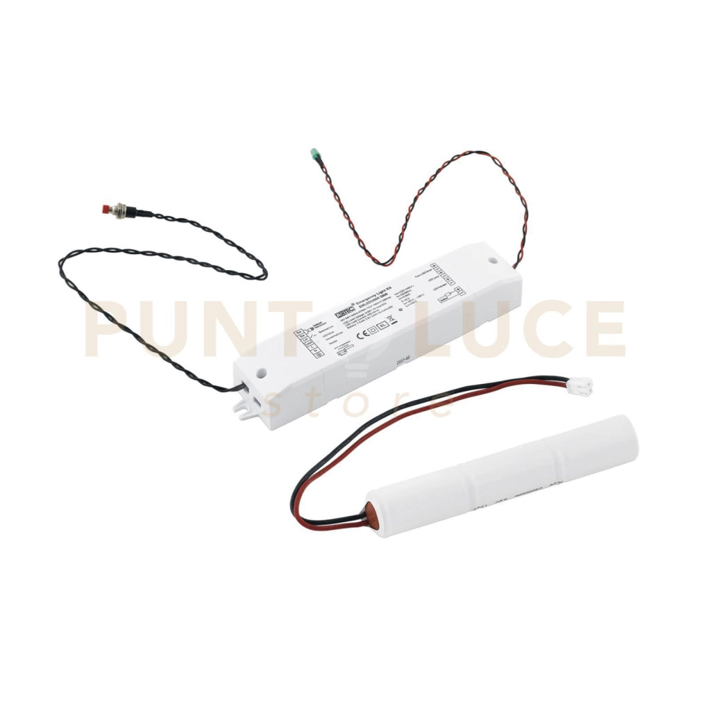 I-DRIVER-EMERGENCY DRIVER ACTEC DI EMERGENZA 6-60V 400-40mA 4W 180MIN. BATTERIA 3,6V 3.0Ah Ni-Cd 16X3,8X2,8CM