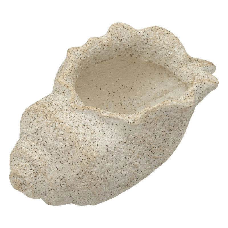 Vaso Shell Sand -b- cm 35x23x18 (apertura cm ø 17x14)
