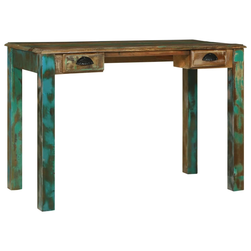 Scrivania Marrone 112 x 55 x 76 cm Legno Recuperato Massello 358877