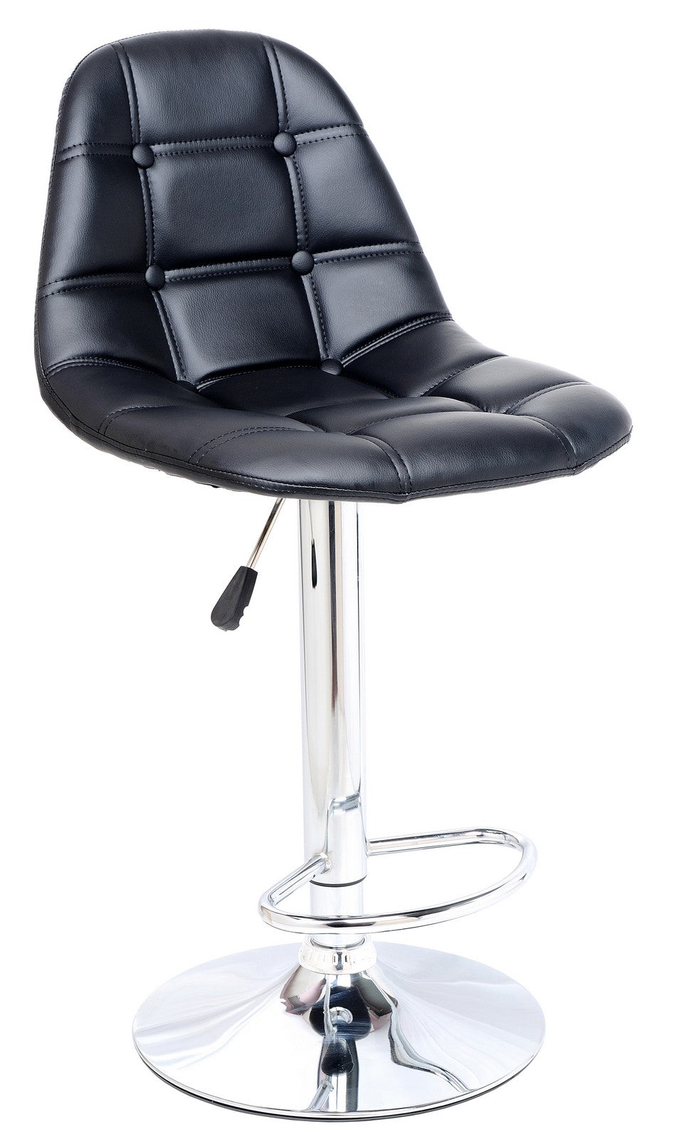 sgabello girevole "button " nero cod:ferx.92343