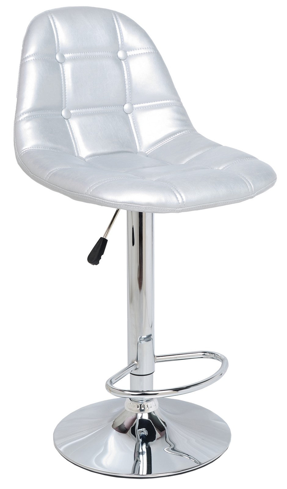 sgabello girevole "button " silver cod:ferx.92344