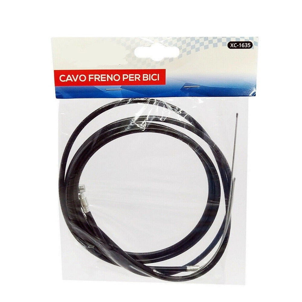Trade Shop - Kit Cavo Filo Per Freno Con Guaina Anteriore Posteriore Per Bicicletta Xc-1635 -