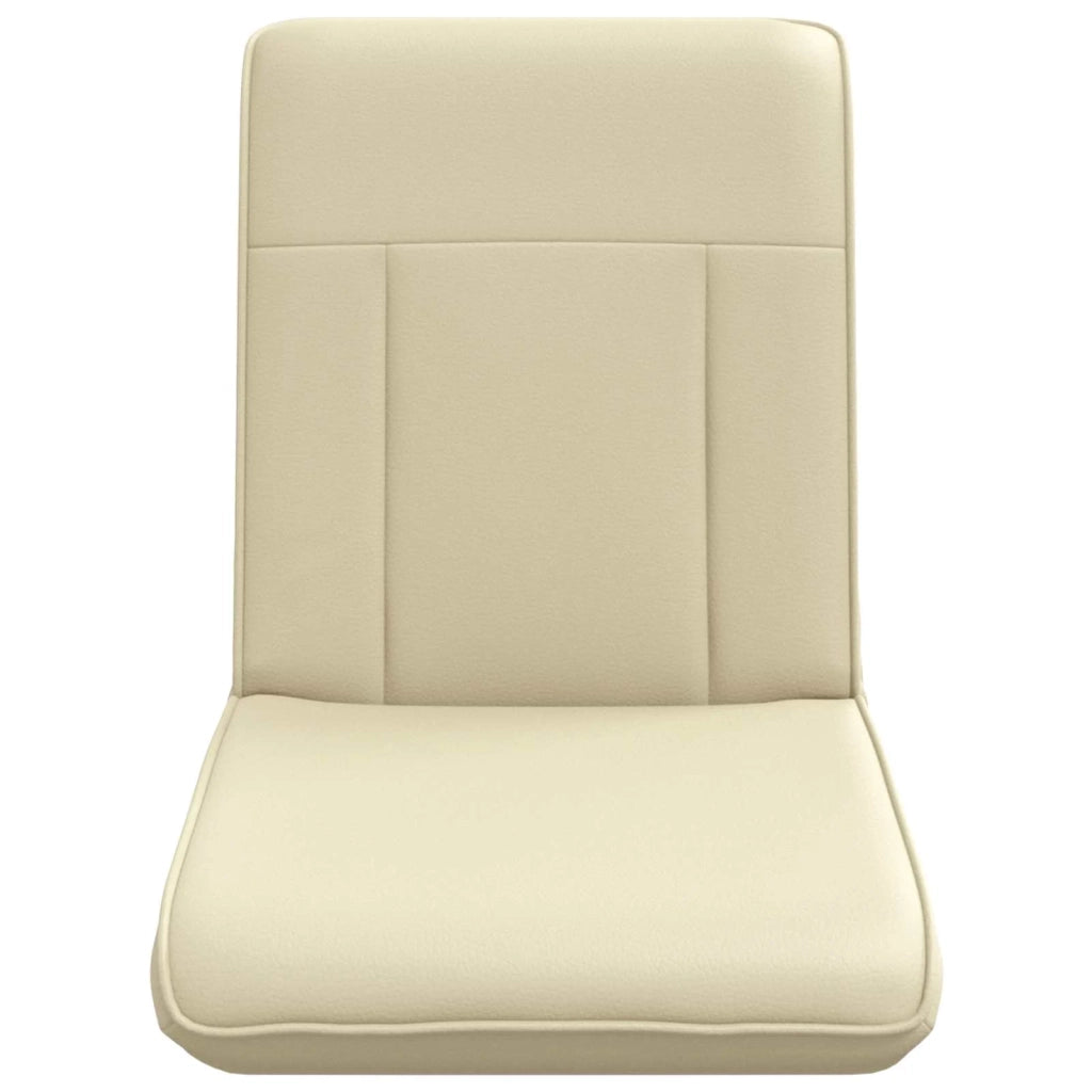 Sedia a pavimento regolabile Crema Similpelle