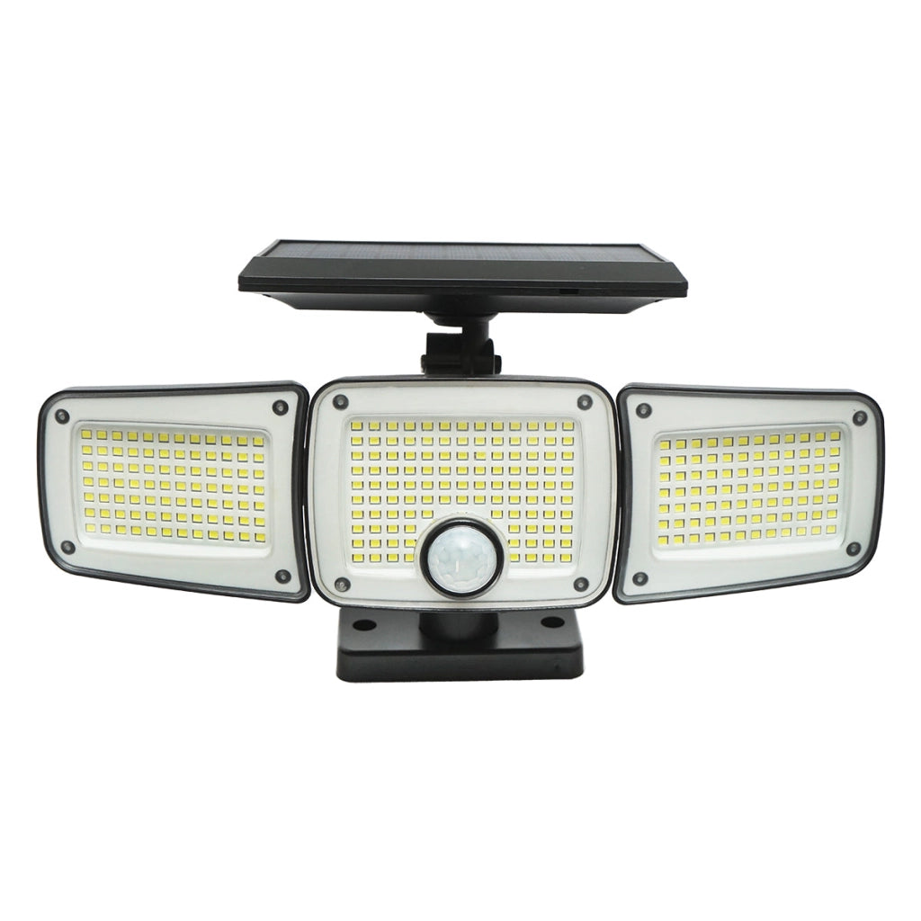 Lampada LED 2700 lm con pannello solare telecomandato e batteria 2400mAh, IP65