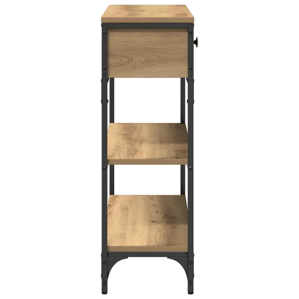 Tavolo consolle Rovere artigianale 72.5 x 25 x 75 cm 863520