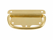 MANIGLIE PER CASSE- - mm.90x50x50h. ottonate - 12 pezzi