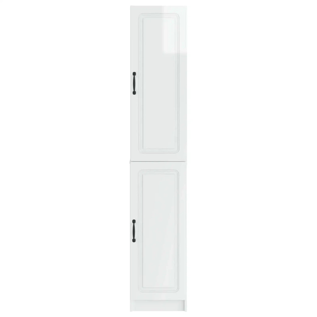 Set di armadi 2 pcs Bianco Lucido Legno ingegnerizzato 3416956