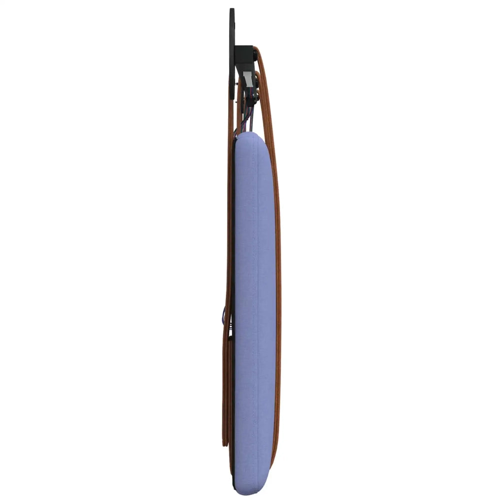 Testiera sospesa Con luce LED Blu jeans PU Antico 3424055