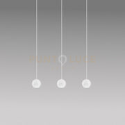 GUYA S/3 - SOSPENSIONE 3 LUCI A LED LINEARE 3000K 1525LM 24W BIANCO