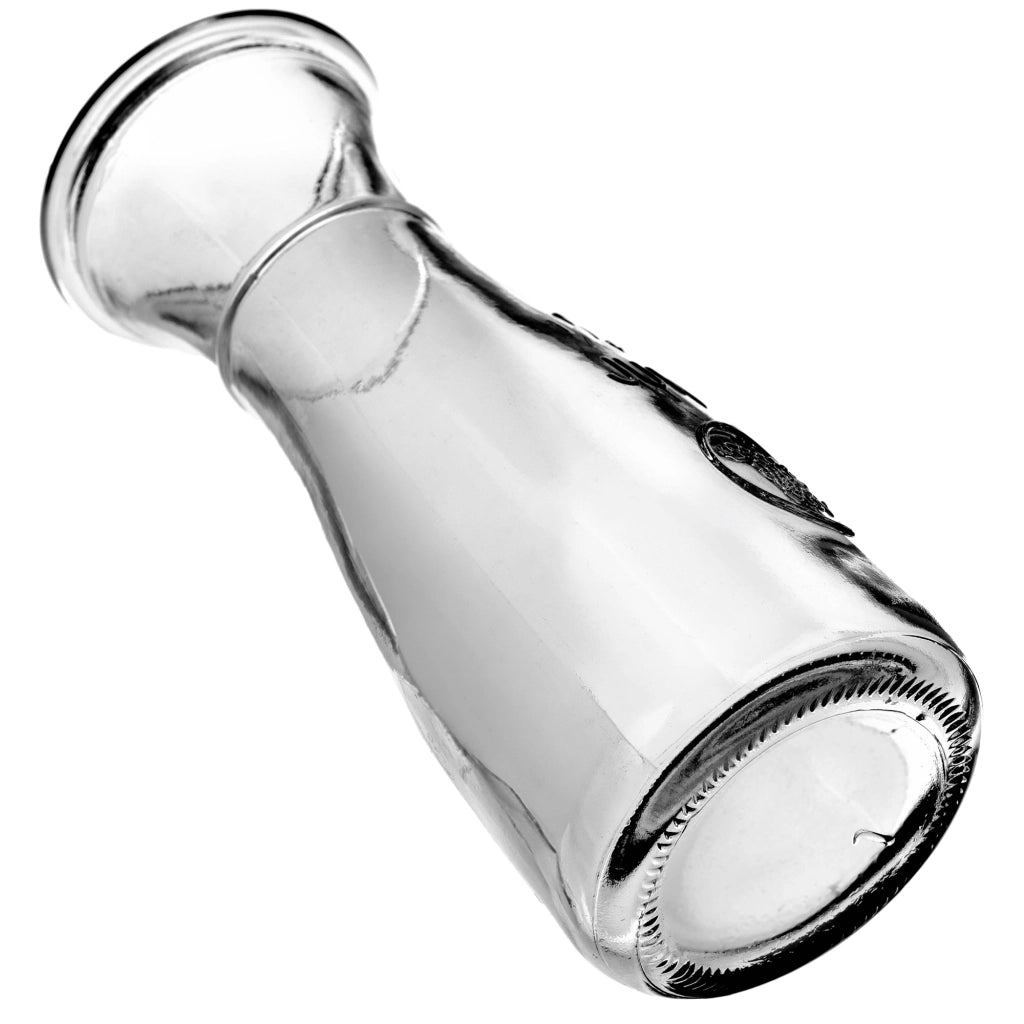 Set di 2 caraffe in vetro KADAX da 250 ml per acqua, acqua e limonata.