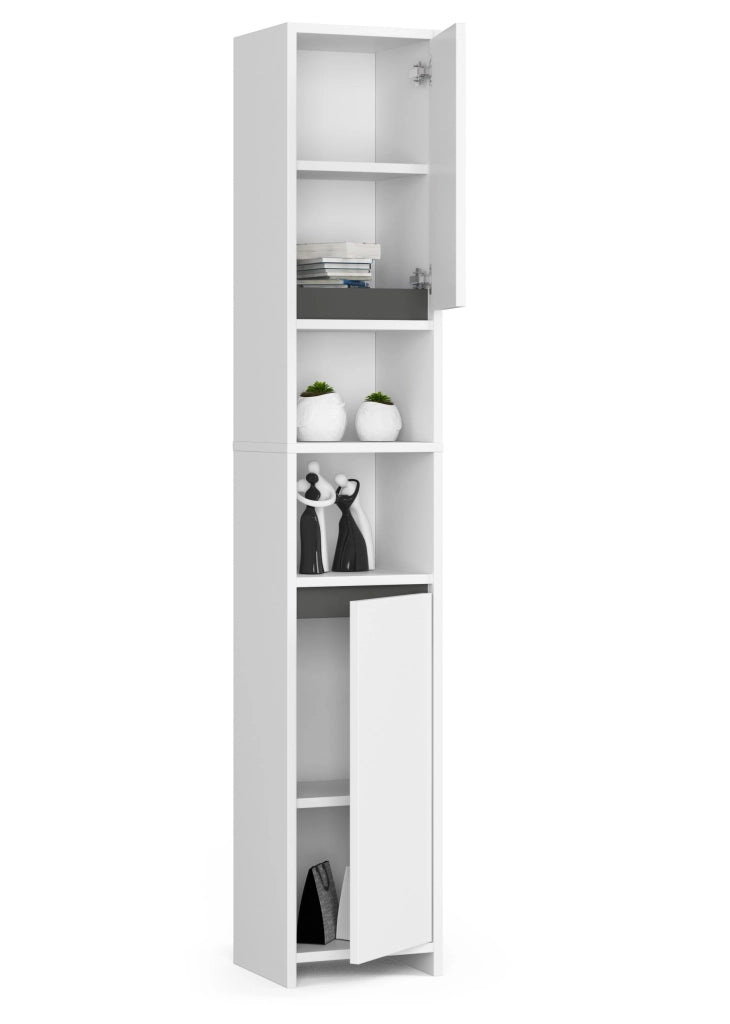 Colonna da bagno AKORD UNI Bianca 2 ante 32x28x180 cm