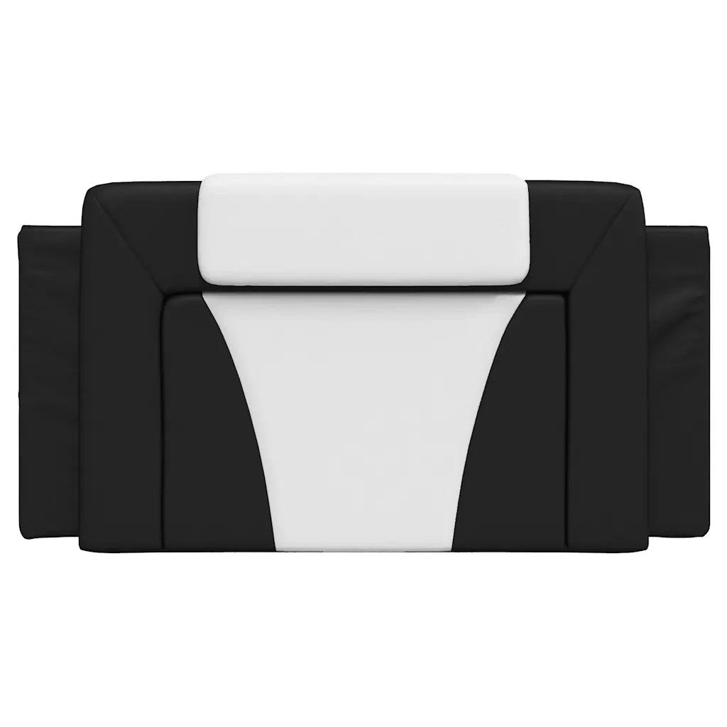 Cuscino Testiera Viana Nero e Bianco 100 cm in Similpelle CFW3155000