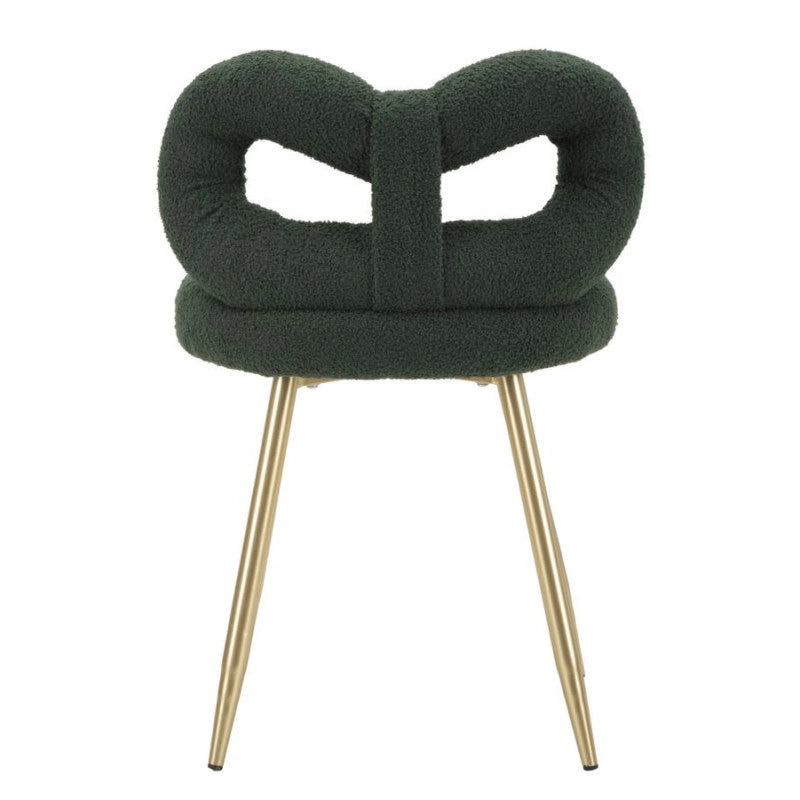 Sedia Mini Ilary Verde cm ø 40x67 (altezza Seduta cm 46)