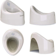 Scaletta per bambini Shell, wc per bambini con presa per piedi, wc per bambini, vaso notturno per bambini/occhiali per wc, vaso per bambine, vaso anatomico per bambini maschi, accessori per bambini colore grigio