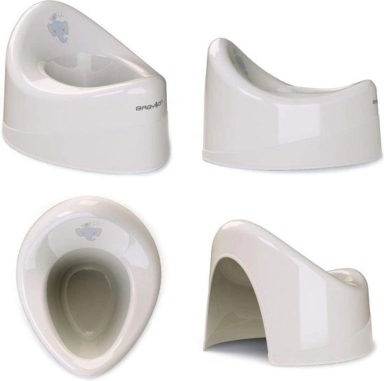 Scaletta per bambini Shell, wc per bambini con presa per piedi, wc per bambini, vaso notturno per bambini/occhiali per wc, vaso per bambine, vaso anatomico per bambini maschi, accessori per bambini colore grigio