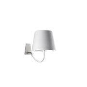Lampada a led da Parete Poldina Bianca ricaricabile e dimmerabile con batteria fino a 12 ore