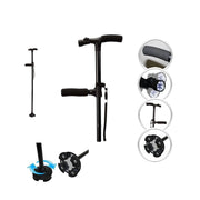 Trade Shop - Bastone Magic Cane Magico 2 Manici Torcia Pieghevole Regolabile Da Passeggio -