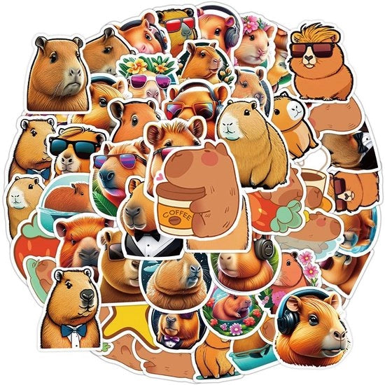 Sticker Decorativi 100 Pezzi - Sticker Acquatici - Sticker Graffiti Creativi - Sticker con Ombre - Sticker Decorativi - Materiale PVC - Sticker Decorativi con Adesivo Permanente