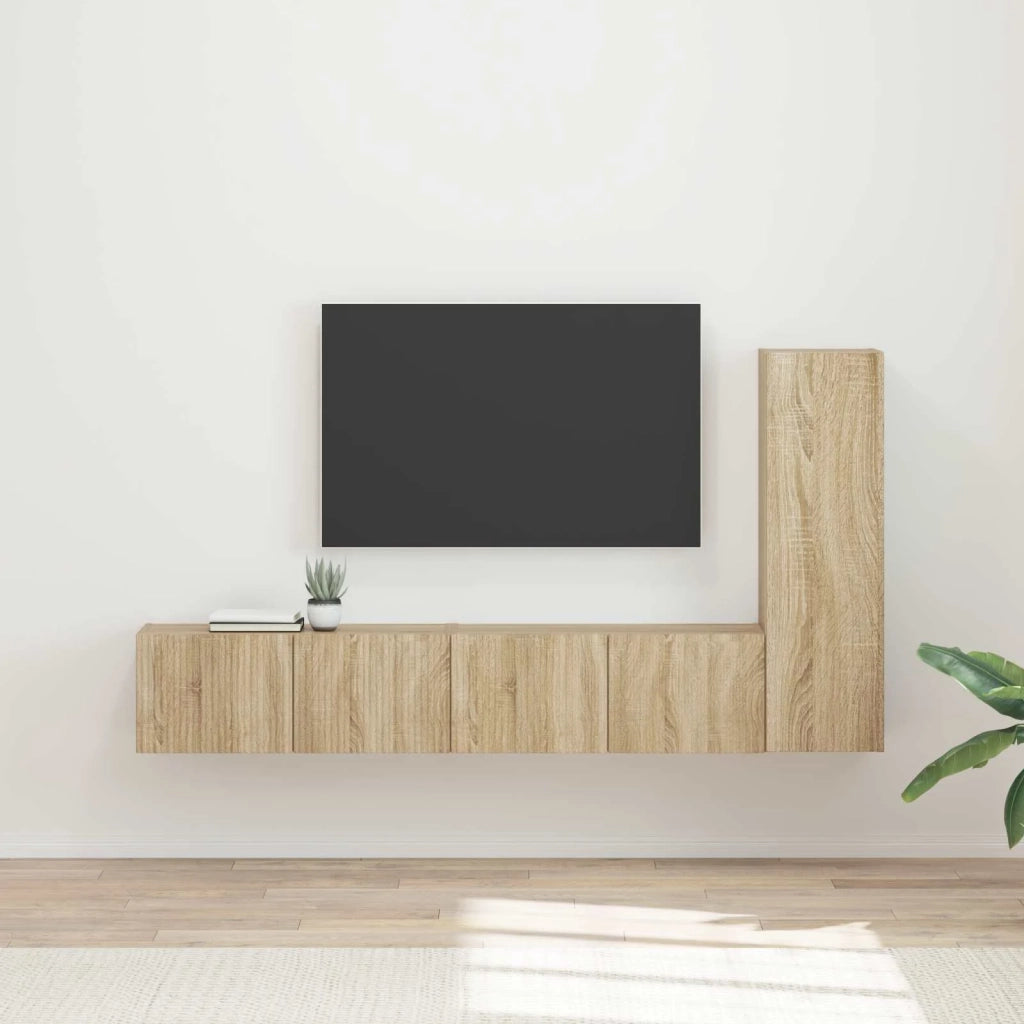 Set mobile TV 3 pcs Rovere Sonoma Legno multistrato 3408990