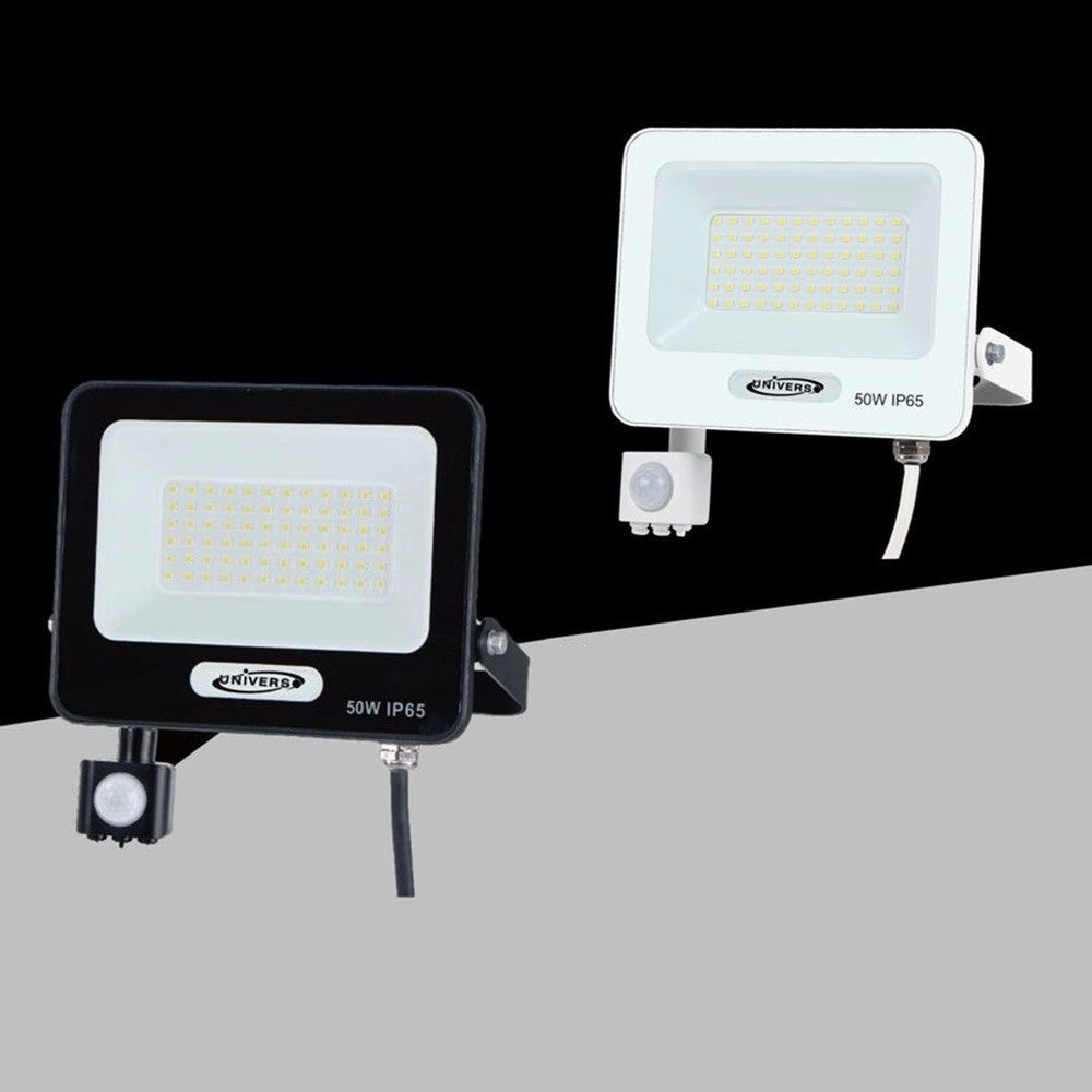 Trade Shop - Faretto Led 50w Con Sensore Movimento Proiettore Da Esterno Luce 6500k Ip65 Ek05-sen-50 -