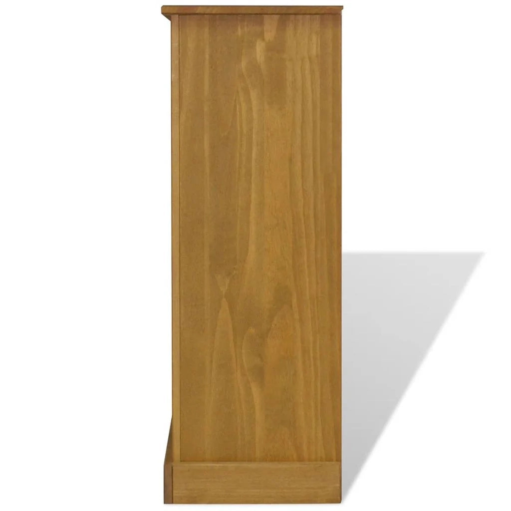 Libreria di design a 3 ripiani pino 100 cm beige 2702019/2