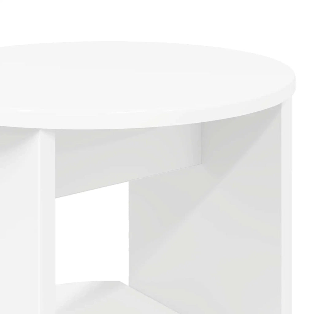 Mobile laterale Bianco 40 x 40 x 100 cm Legno ingegnerizzato