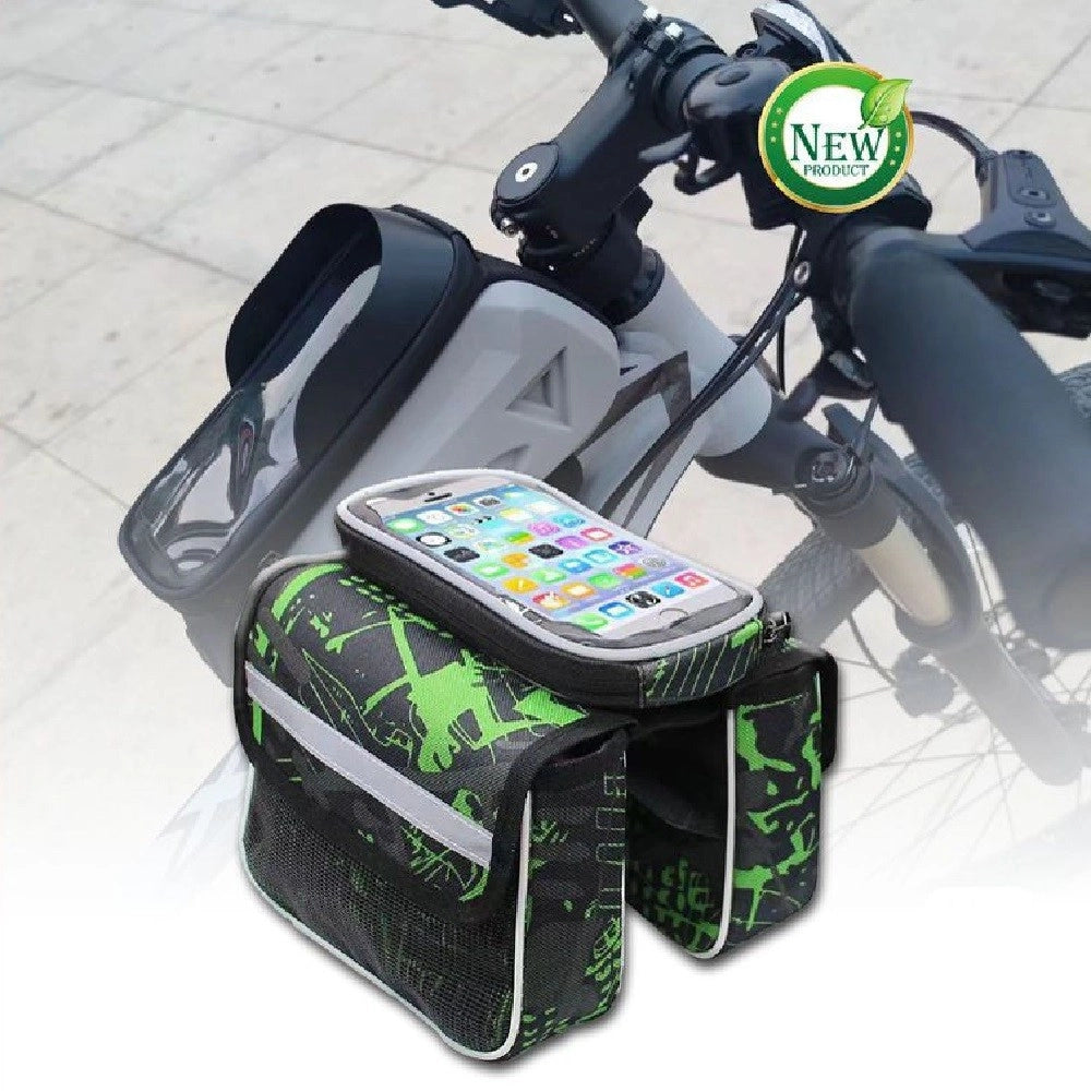 Trade Shop - Borsa Per Biciclette Per Telefono Con Touch Screen Anteriore Bicicletta Zx-9426 -
