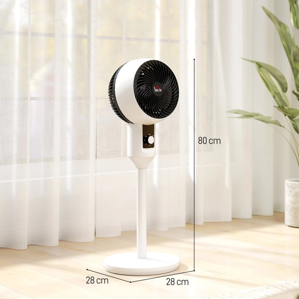 Ventilatore a colonna ¨C zephmum ¨C 45 W, oscillazione 70¡ã, nero e bianco