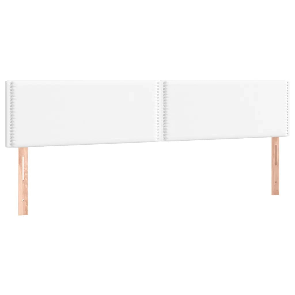 Giroletto Molle con Materasso e LED Bianco 120x190cm Similpelle