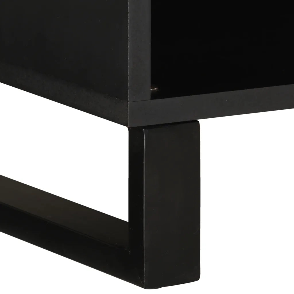 Mobile Porta TV 85x33x43,5 cm in Legno Massello di Acacia 352894