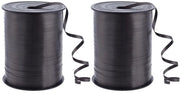 Lint per decorazione - 500 metri - Nero - Lint per imballo - Lint decorativo - Lint per decorazione - Materiale ecocompatibile - Poliestere