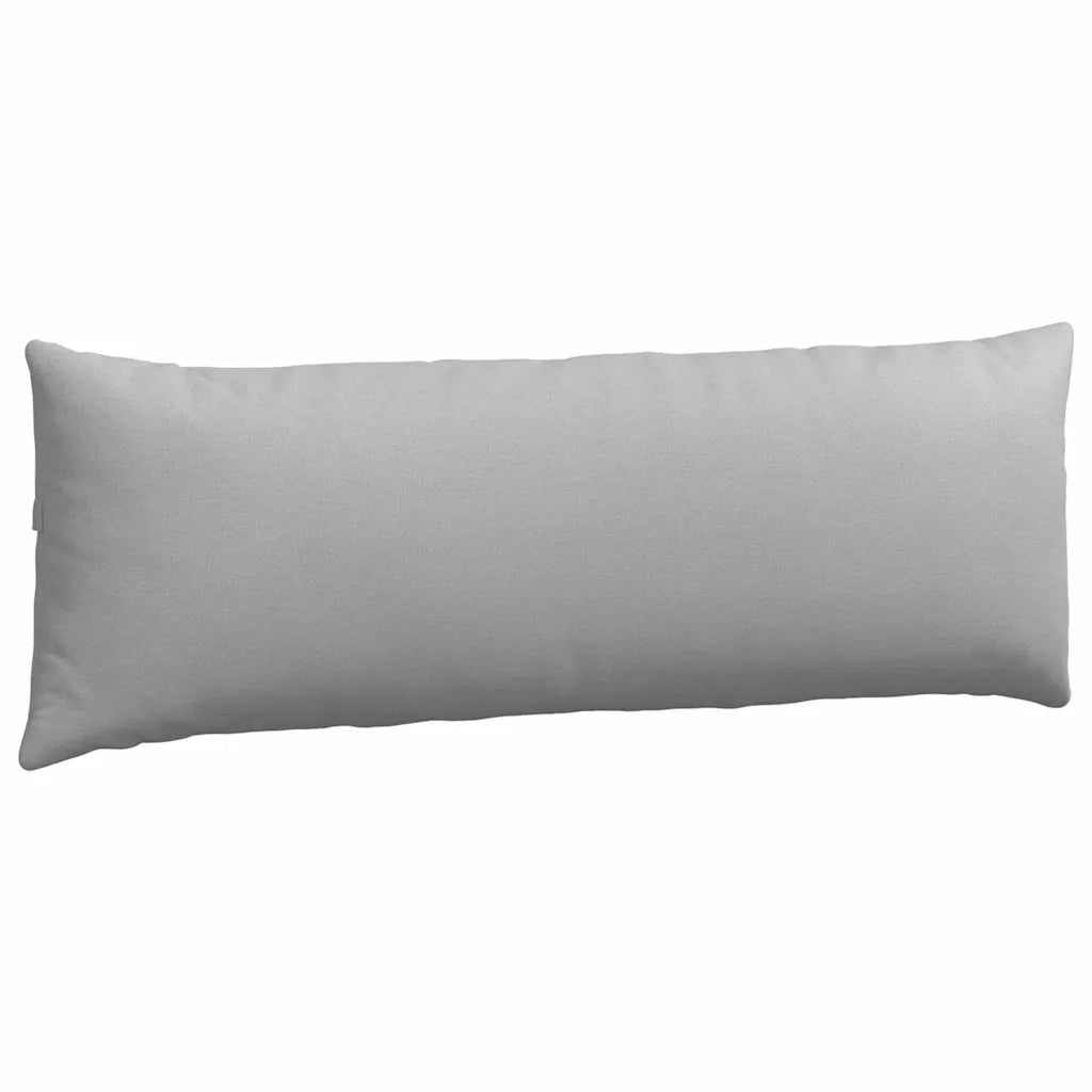 Cuscini da Divano 2 pz-Set di 2 Cuscini per Sofa Grigio Nuvola 120 x 40 cm Tessuto