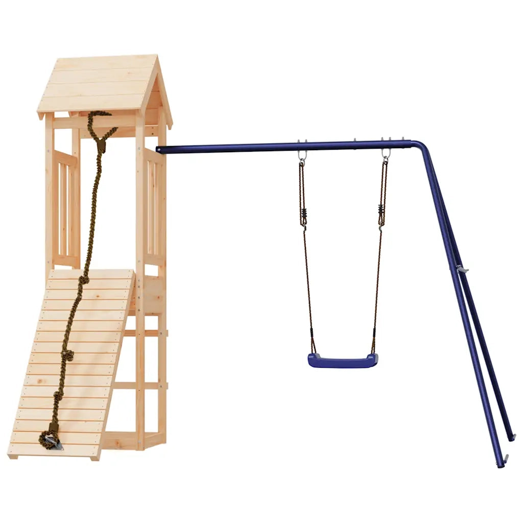 Set da Gioco da Esterno in Legno Massello di Pino 3155813