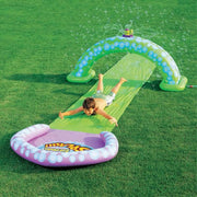 Trade Shop - Scivolo D'acqua Da Giardino Con Arco 488 Cm Divertimento Piscina Mare Estate -