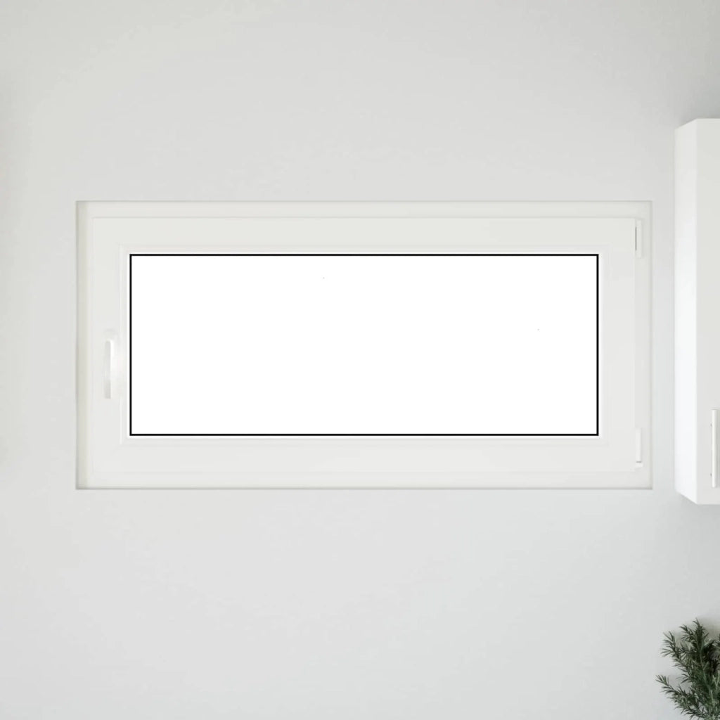 Finestra per Soffitta RISOR 120 x 60 cm PVC e Vetro Bianco CFW1109537