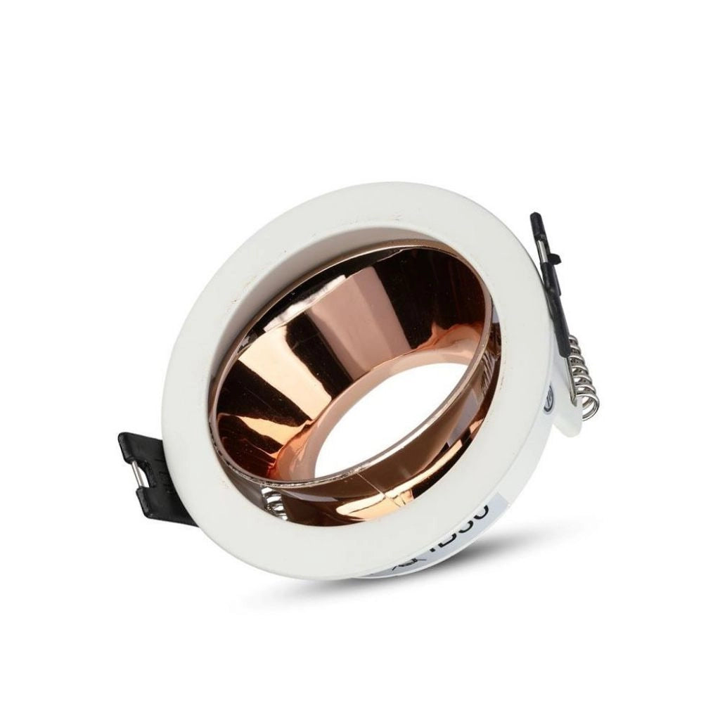 GU10 adatto bianco+rosa oro rotondo VT-872