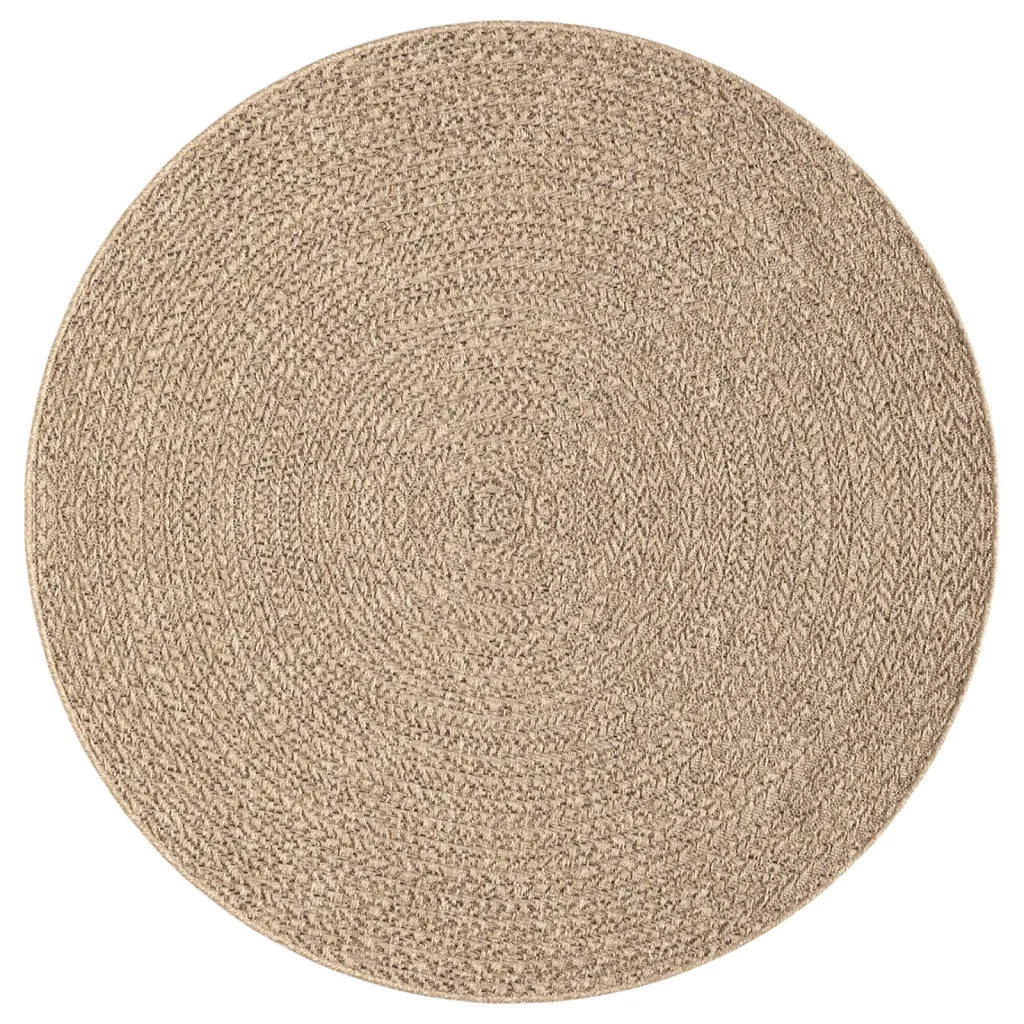 Tappeto ZIZUR Ø 200 cm Aspetto Iuta per Interni ed Esterni 4006166