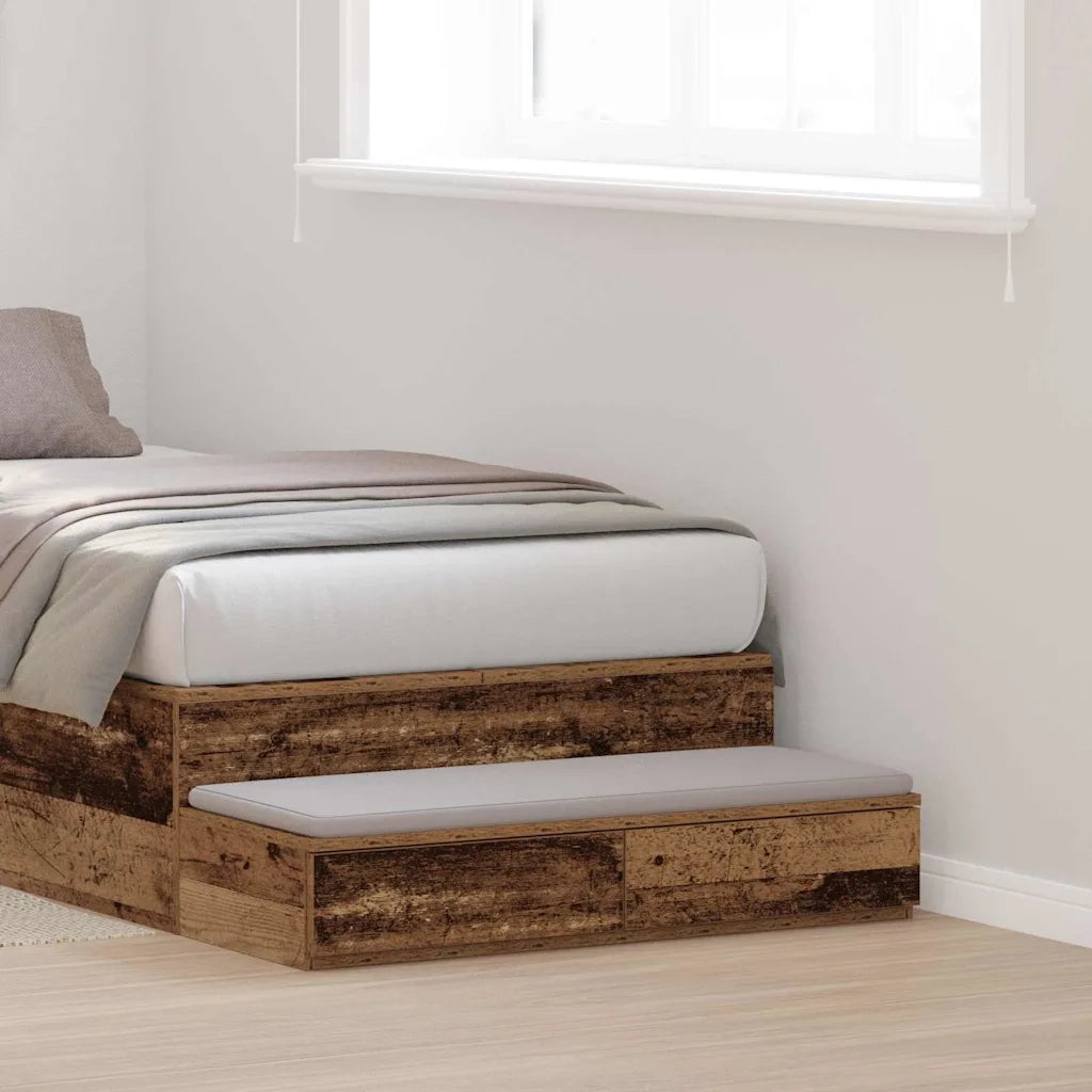 Cassetti per letto Legno vecchio 75 x 36,5 x 16,5 cm 866969