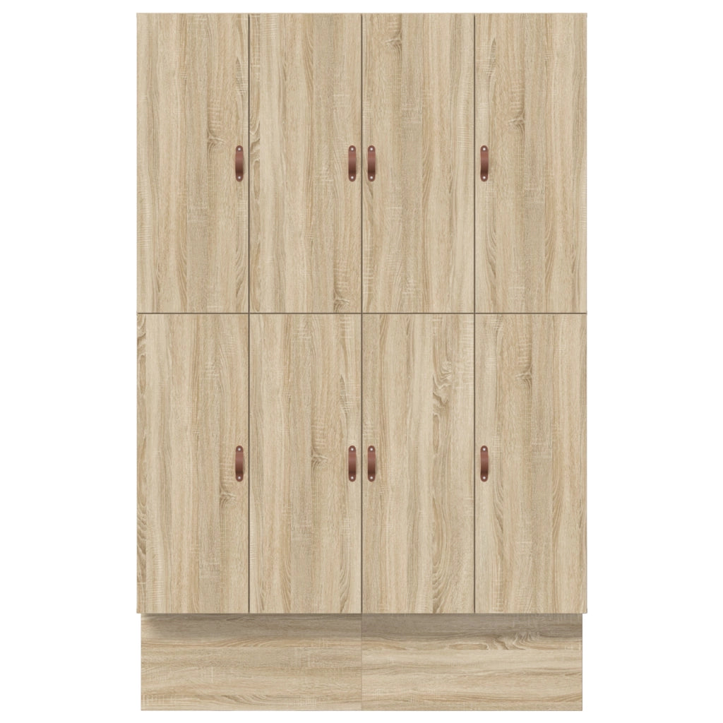 Struttura letto contenitore Rovere Sonoma 140x200 cm