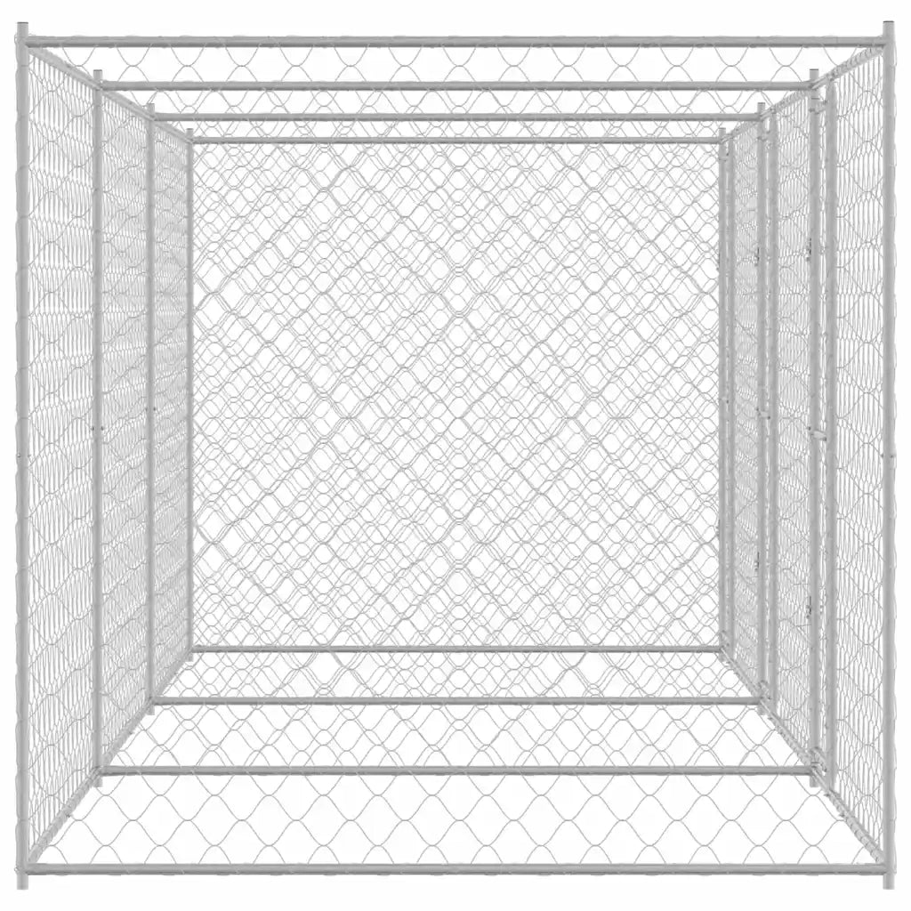 Gabbia per cani Argento 600 x 200 x 200 cm Acciaio zincato 3368307